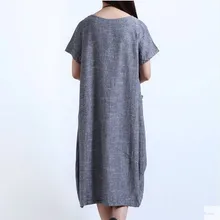 Корейский стиль Женская одежда большой размер жира мм свободный крой плюс размер d хлопок белье длинное платье для похудения