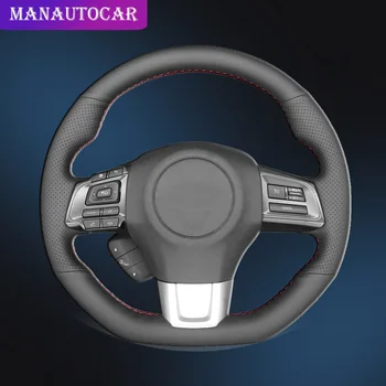 

Car Braid On The Steering Wheel Cover for Subaru WRX (STI) 2015-2019 Levorg 2015- 2018 2019 Auto Covers Car-styling Accessory