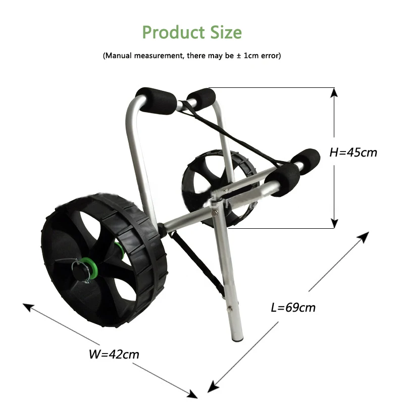 Tool hand cart multifunctional transport cart beach boat trailer aviation aluminum kayak trailer artifact