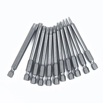

11pc Magnetic Head Torx Screwdriver Bit Set T6-T40 Security Tamper Hand Tools
