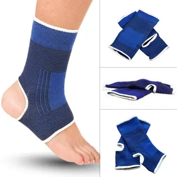 

2 PCS Gym Ankle Foot Elastic Compression Wrap Sleeve Bandage Brace Support Protection Gear Tape Sports Safety Accessories