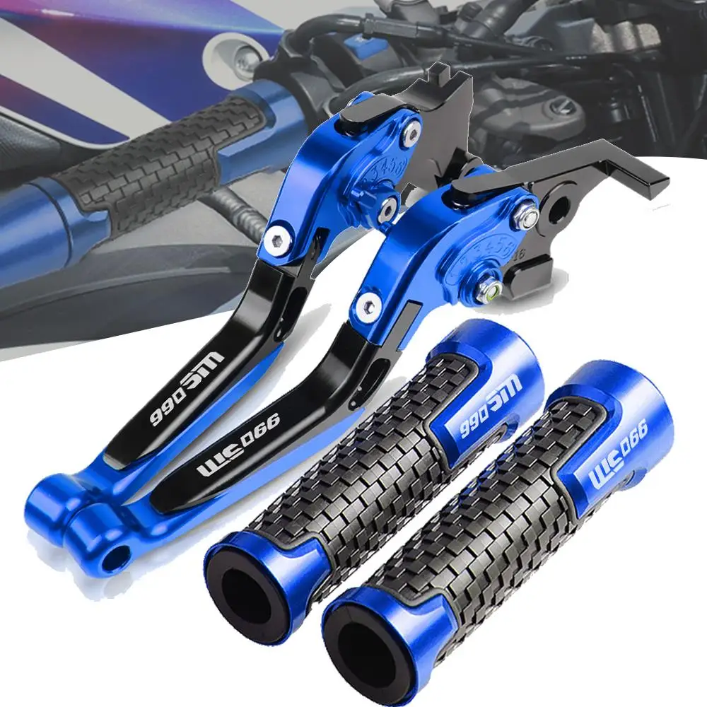 Motorcycle Adjustable Extendable Brake Clutch Levers For 990 SMR 990SMR 990SM SMT 990SMT 2007