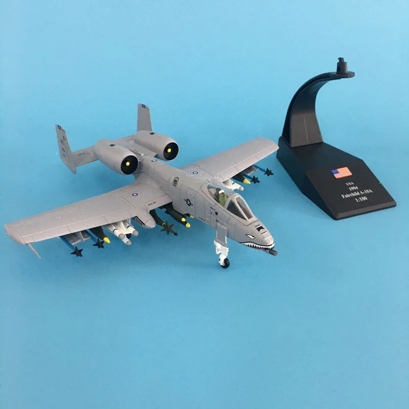Джейсон пачка самолет модель 1/100 весы Fairchild Республика A 10 Thunderbolt сплав автомобиля