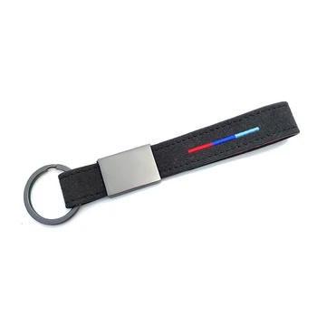 

For BMW Car Keychain Wear resistant Leather + metal Lanyard Replacement