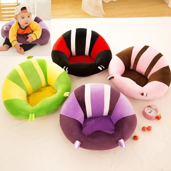 

Colorful Soft Chair Cushion Plush Pillow for Baby Support Seat Learn Sit Sofa Cushion