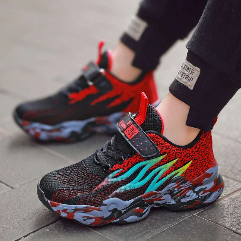 

Hot Children's Tennis Running Shoes Boys Sneakers Outdoor Student Shoes Breathable Comfortable Boy Casual Infant Sports Shoes