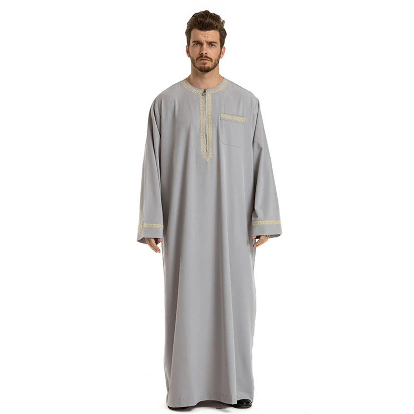 Исламская мужские Jubba Тауб Саудовская Аравия абайя традиционные арабский Dubai