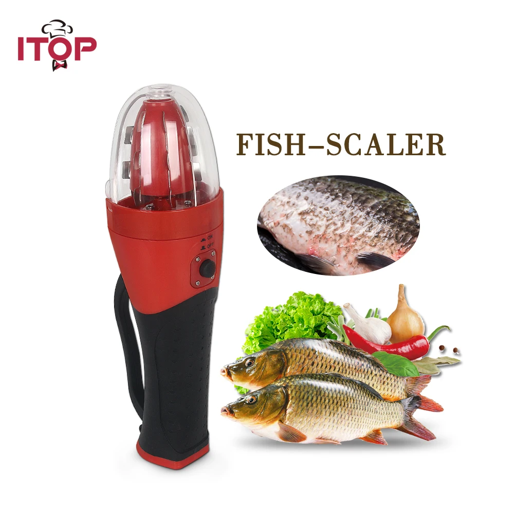 

Free Shipping Electric Rechargeable Handheld Fish Scaler Kitchen Scale Fish Tool 220V Europe Plug