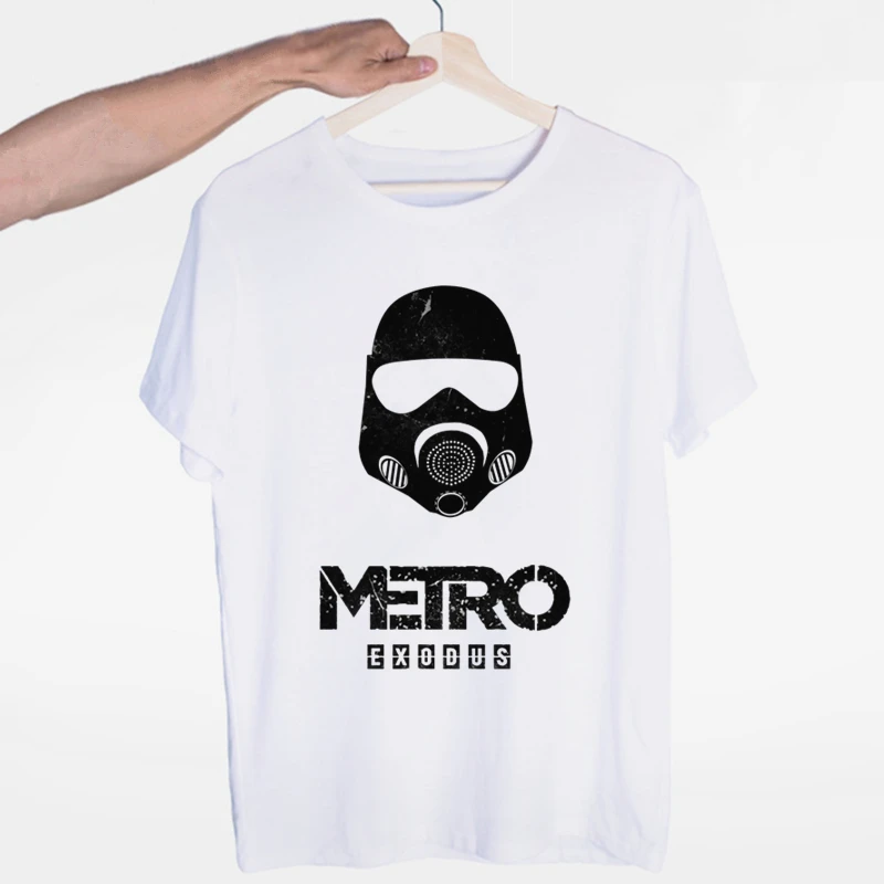 Новейшая футболка Metro футболка Exodus Мужская мода Harajuku игровая футболка Женская Повседневная Metro футболка Exodus - Цвет: 3
