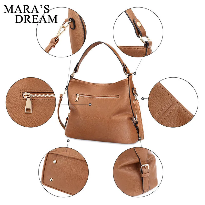 Mara's Dream новые модные однотонные кисточки Сумка через плечо Диагональная Сумка