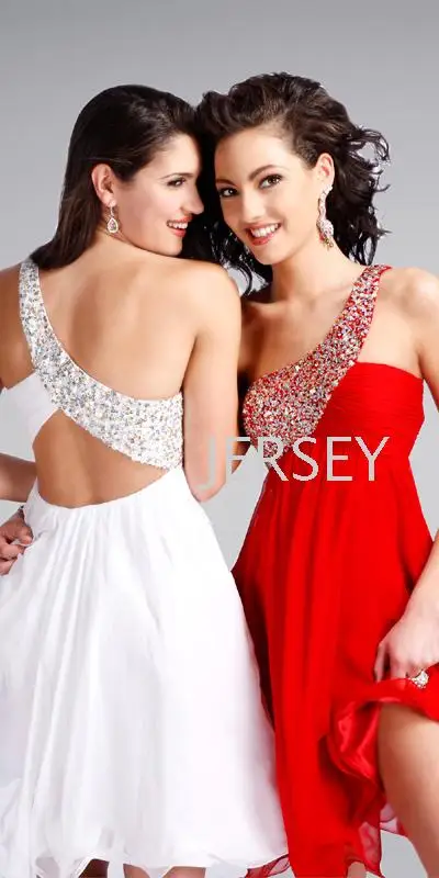 Белые, красные, с бисером, короткие, формальные, vestidos de fiesta, короткие, дизайнерские, для невесты, горничной, знаменитостей, платья мини-Выпускные платья