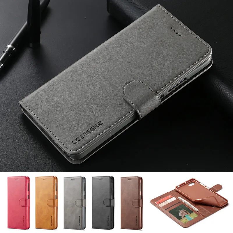 redmi 6a leather flip cover
