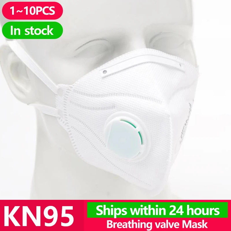 

[25pcs] KN95 Anti Virus Mouth Mask Respirator Protection Flu Facial Gas Antivirus Face Masks Fpp1 Fpp3 Ffp2 Ffp3 N95 Kf94 N 95