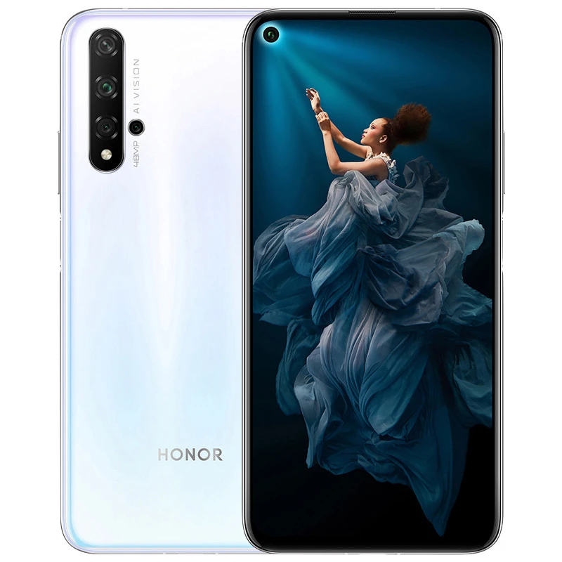 Мобильный телефон Honor 20, 8 ГБ, 128 ГБ, 6,26 дюймов, NFC, 48 Мп+ 16 МП, камера Kirin 980, Восьмиядерный, Android 9, супер зарядка, 3750 мАч, мобильный телефон