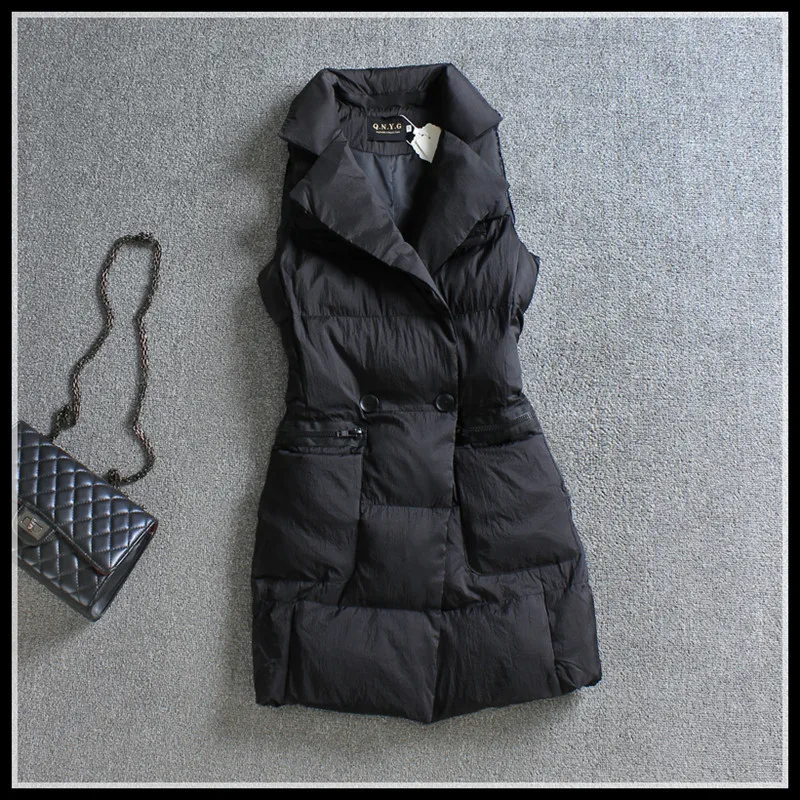 Vrouwen 2020 Vest Herfst Winter Mouwloze Jas Lange Womens Vesten Winter Bovenkleding Chalecos Para Mujer 1608 KJ3351 S Vrouwen 2020 Vest Herfst Winter Mouwloze Jas Lange Womens Vesten Winter Bovenkleding Chalecos Para Mujer 1608 KJ3351 S