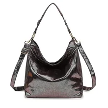 Новые женские сумки-мессенджеры с змеиным узором, большая вместительность, на одно плечо, сумки-мессенджеры для женщин, одноцветные Сумки из искусственной кожи, вместительные сумки-тоут