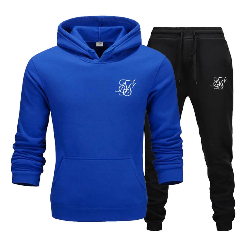 New Men Hoodies Sik silk Tracksuit 