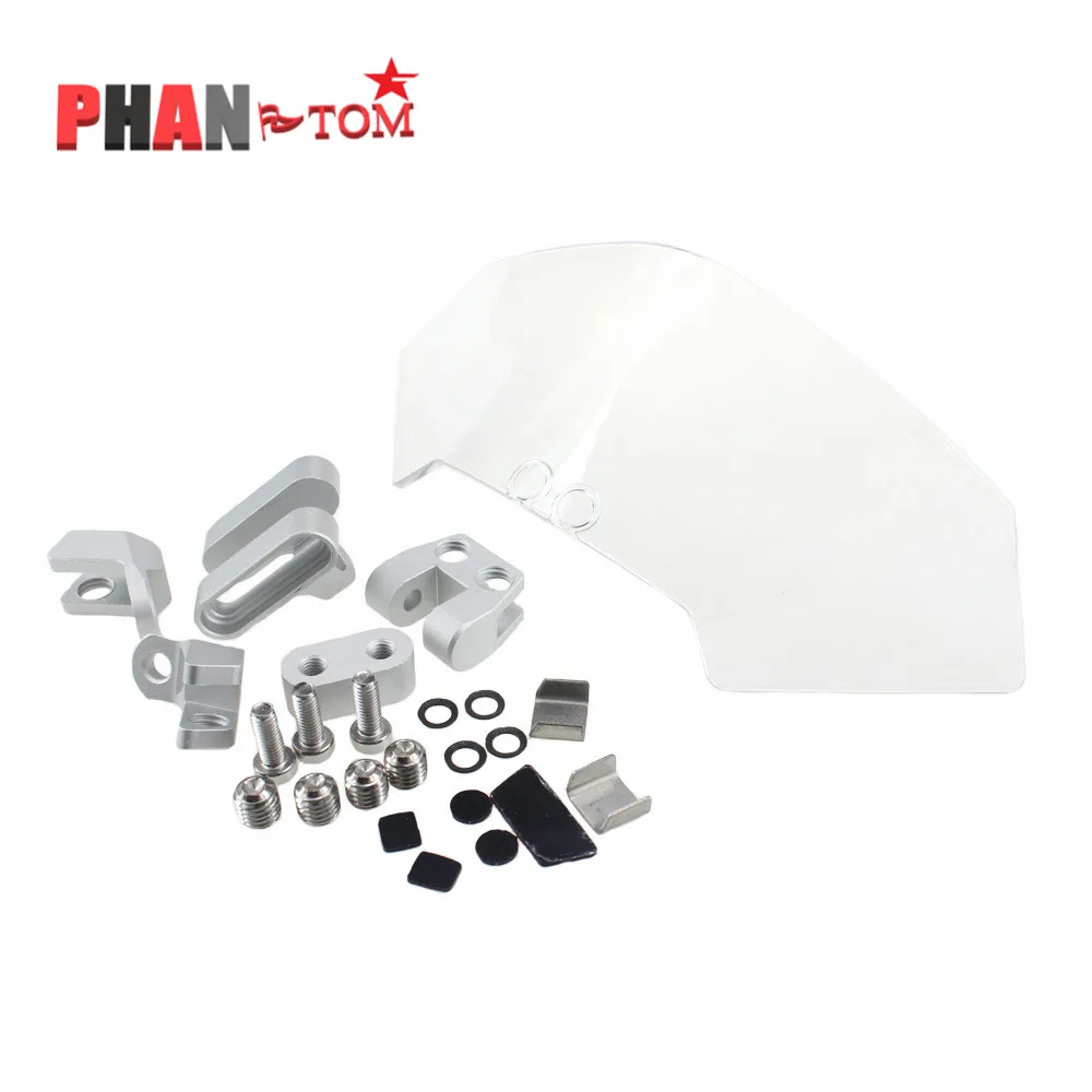 

Universal Motorcycle Windshield Airflow Adjustable Windscreen extension Deflector Windshield Spoiler