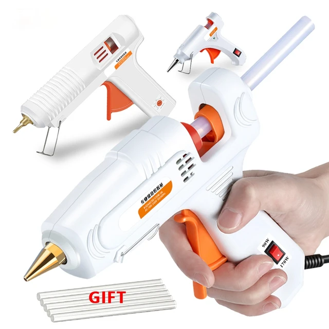 Hot Melt Glue Gun Adjustable  Hot Glue Gun Battery Operated - 40w Electric  Hot Melt - Aliexpress