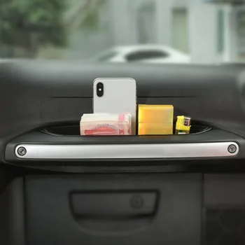 

For Jeep Wrangler Armrest Co-pilot Storage Box Handle Organizer Console Car ABS