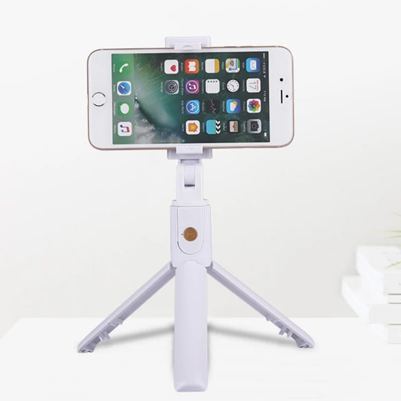 Складная селфи Палка с Bluetooth штатив беспроводным затвором выдвижной монопод для