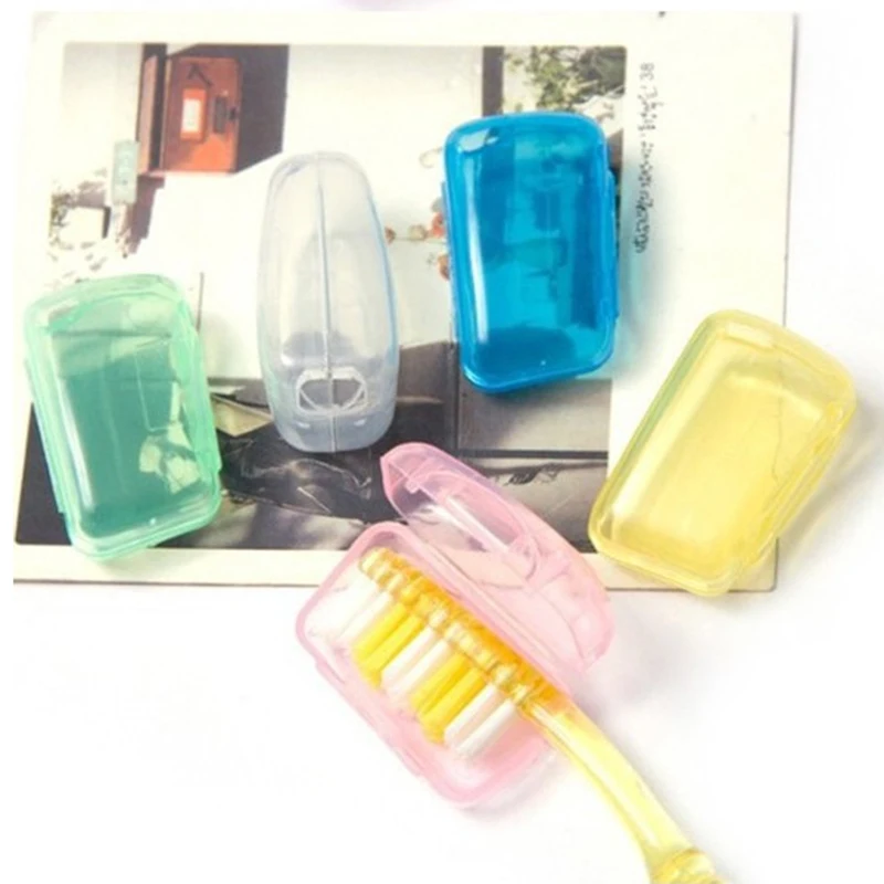 Портативный чехол для зубных щеток Держатель для зубных щеток Бытовая защита от пыли от бактерий коробка для головки зубных щеток аксессуары для ванной комнаты