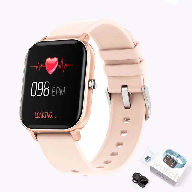 2021 New Full Touch Screen Smart Watch Men Women Sports Multifunction Heart Rate Monitoring Fitness Smartwatch For Xiaomi Huawei 