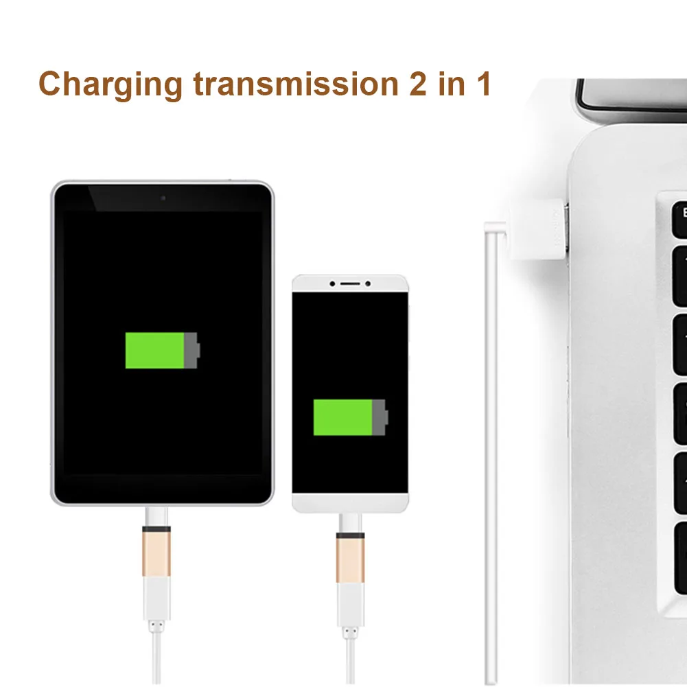 Переходник с разъемом Type C Male Micro USB для Xiaomi HuaWei P9 Letv C66|Компьютерные кабели и