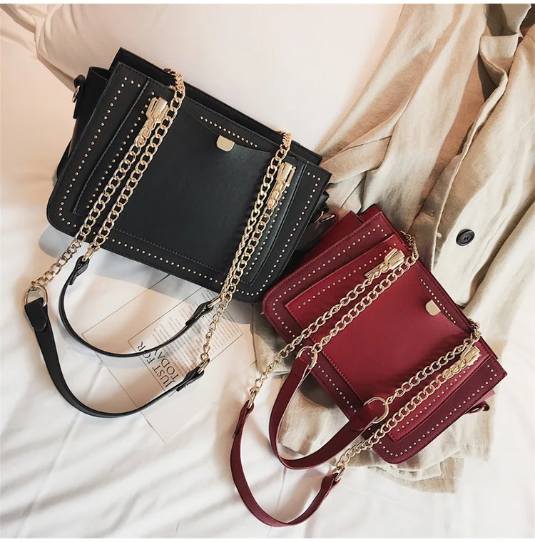 Модные женские роскошные сумки с цепочкой, черные сумки через плечо, женские дизайнерские сумки для женщин, женская сумка на плечо, корзина