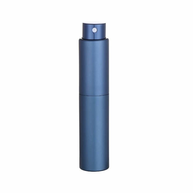 Travel Portable Aluminum Perfume Refillable Portable Spray Rotating Bottle Travel Empty Atomizer