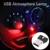 7 Цветов Автоматический RGB Автомобиль LED USB Окружающий Свет Настроение Интерьер Лампы Plug/Play Аварийные Лампы Мини Авто Аксессуары Украшения