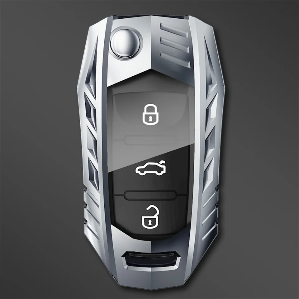 Custodia per chiave auto per Volkswagen VW Polo Tiguan Passat B5 B6 B7 Golf EOS 4 5 6 Scirocco Jetta MK4 MK6 Octavia accessori per sedili - H12846b518a0f489aa51fa284455780c25