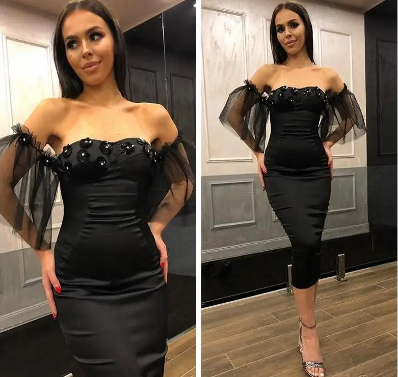 

2020 Sweetheart Sheath Short Slim Cocktail Dresses Beaded Formal Sexy Special Occasion Prom Party Gowns Customized Plus Size
