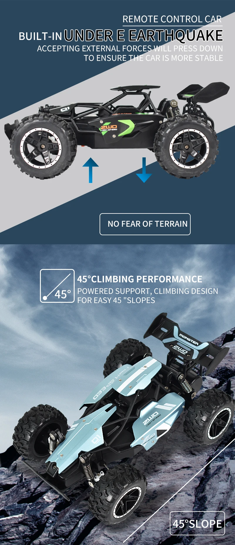2020 Новинка 1:18 4WD Радиоуправляемый автомобиль обновленная версия 2 4G