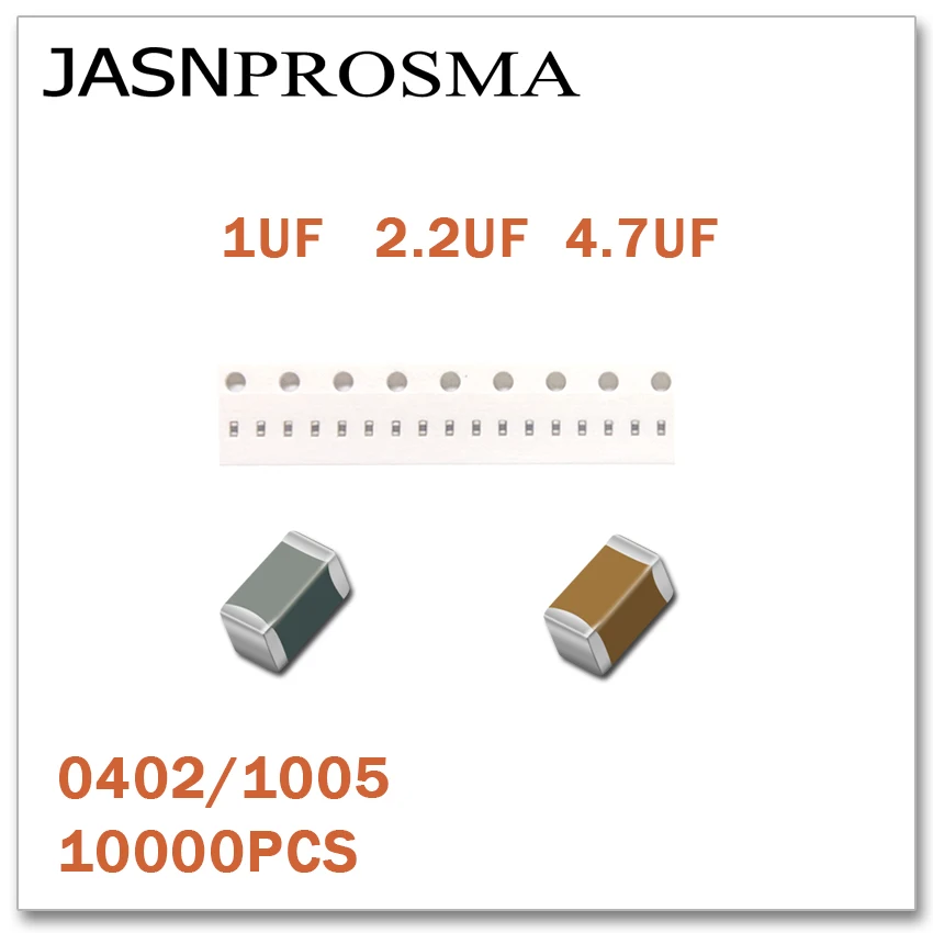 JASNPROSMA 10000 шт. 0402 1005 X5R Y5V по ограничению на использование опасных материалов в