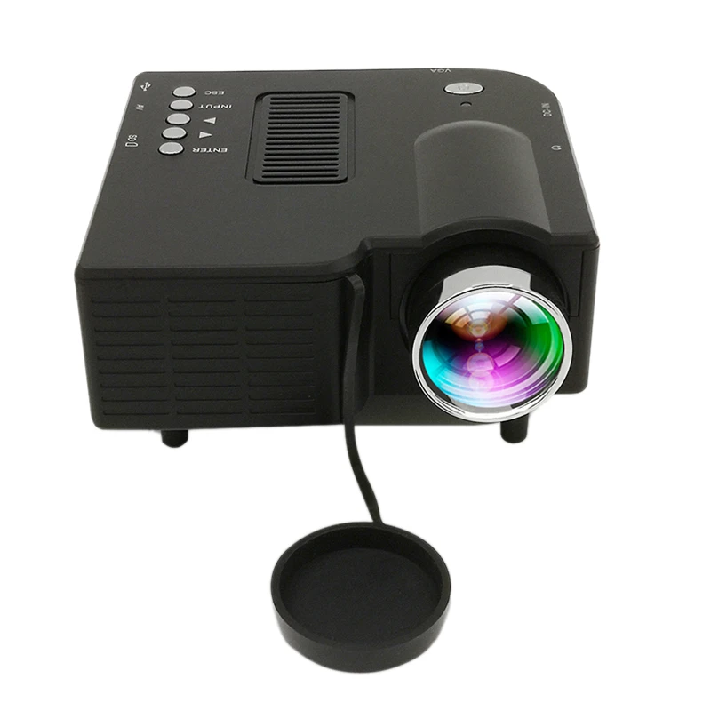 

Projector LED Projector Mini HD 1080P Projector AV USB VGA HDMI PC EU Plug