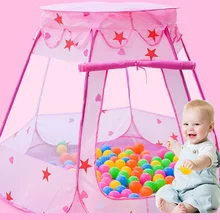 Children's Playpen Portable Fencing for Children Baby Playpen Fence Kids Foldable Play Tent Girl Princess Castle Boys Ball Pool