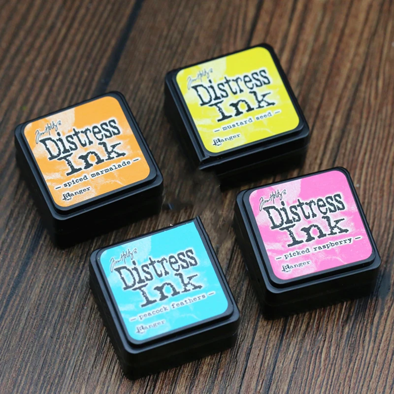 Stamp Pad Ink Pad Color Craft Stamp Rubber Fabric Rubber DIY Work Fingerprint Wedding Gift Scrapbook Accessories stamp pad ink