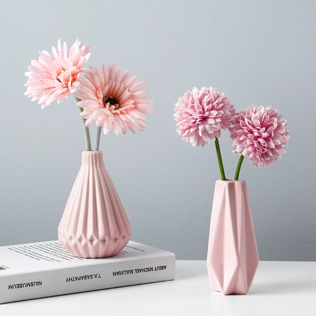 Fiori artificiali con vaso piante in vaso Mini fiori finti a sfera di  crisantemo decorazioni floreali per la casa per centrotavola - AliExpress
