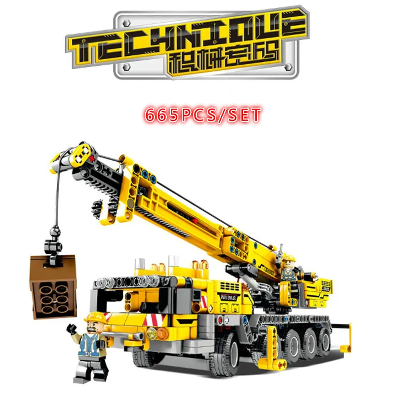 

701800 Mobile Crane MK II Sets Building Blocks Bricks Compatible with 42009 Educational Technic series Technique toys gift