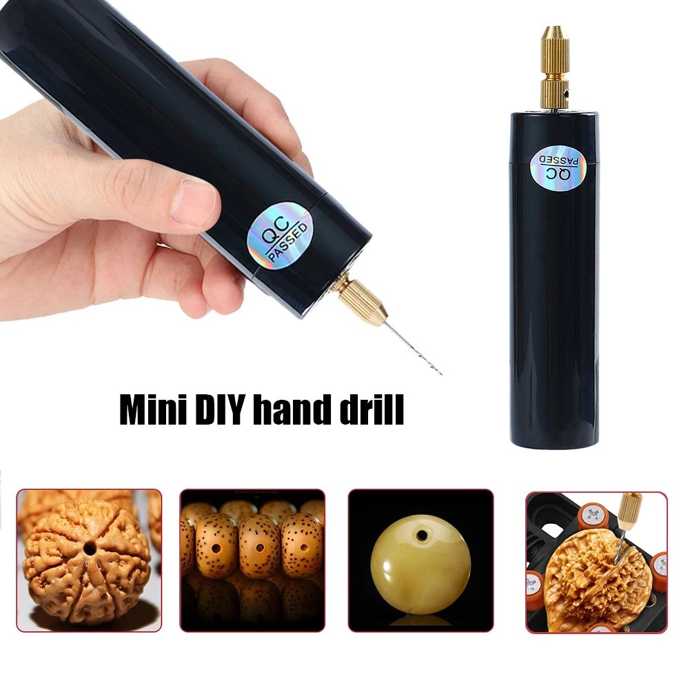 Mini Electric Drill Handheld for Pearl Epoxy Resin Jewelry Making Diy