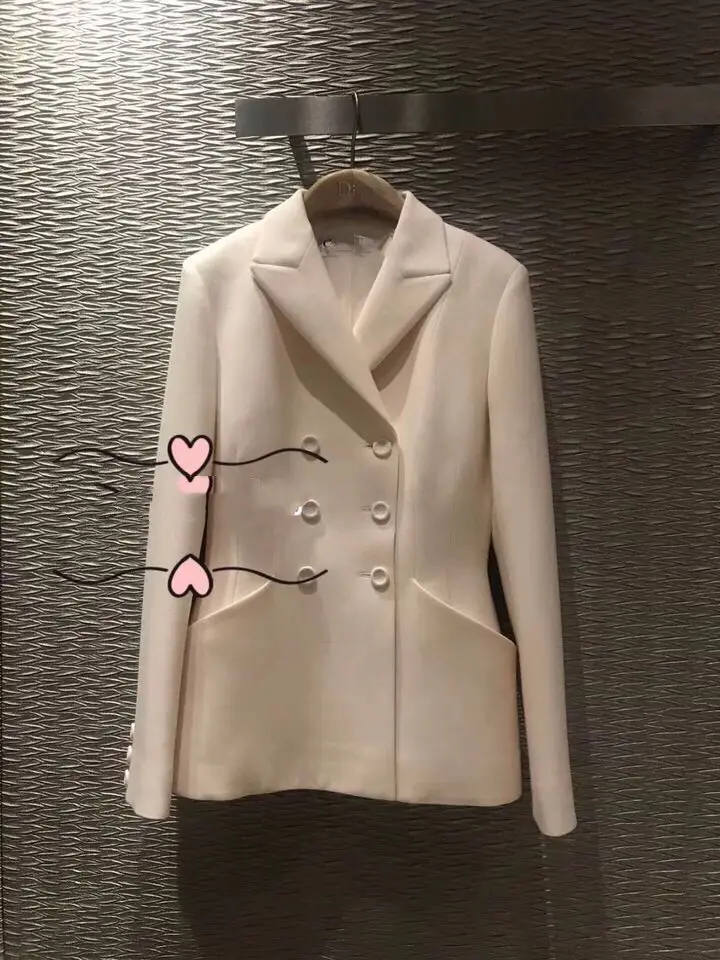amazing  New big size Jackets style self cultivation 100 sets of jacket for women winter lapel long sleeve v