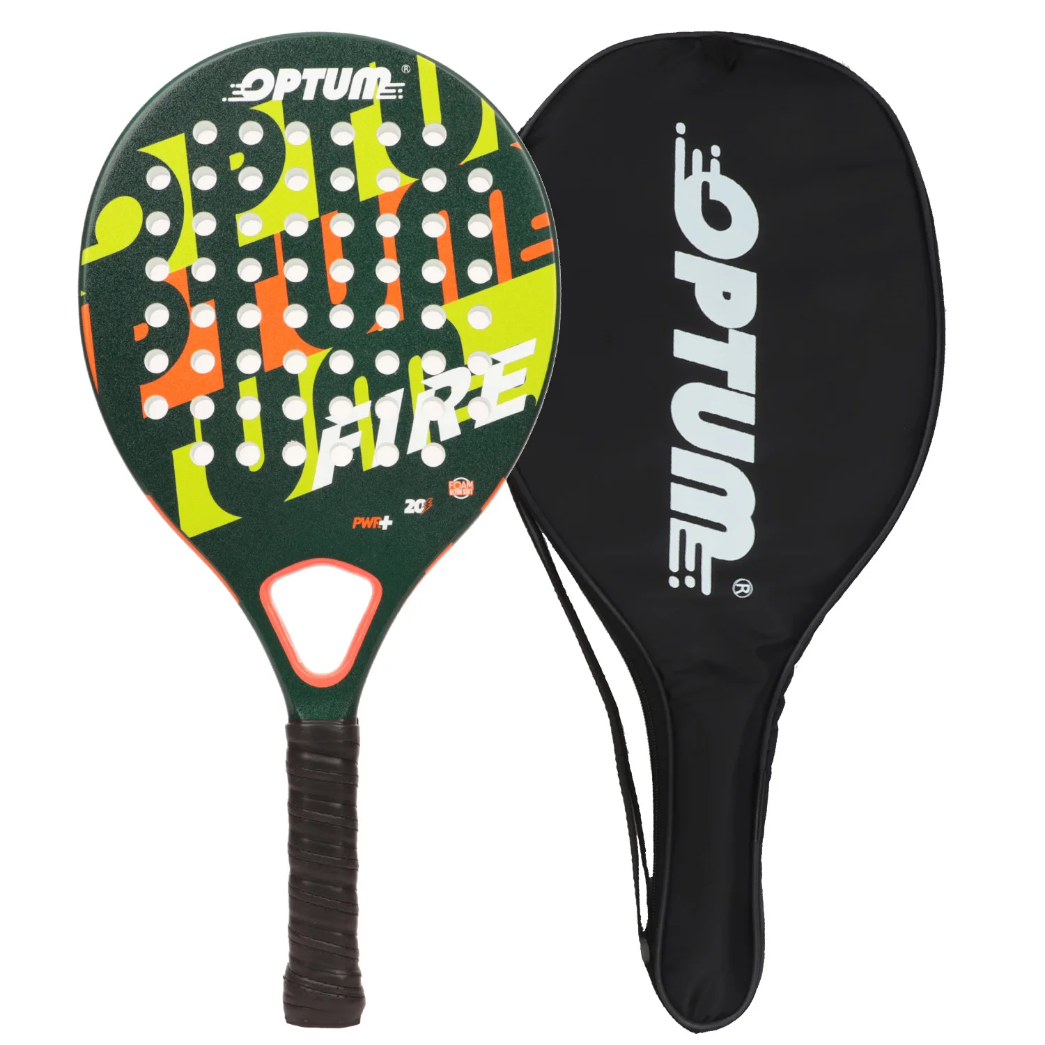 OPTUM Fire Carbon Fiber 6-14 Years Junior  Beach Tennis Racquet Light Racket For Young