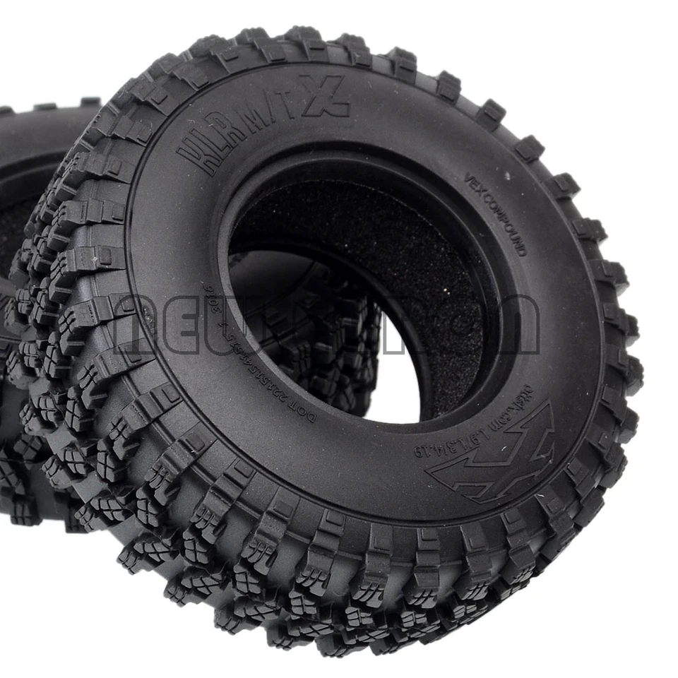 1.9/" Tyre Tires 106x34mm 8020 For 1:10 RC Crawler SCX10 D90 D110 CC01 TRX4 TF2