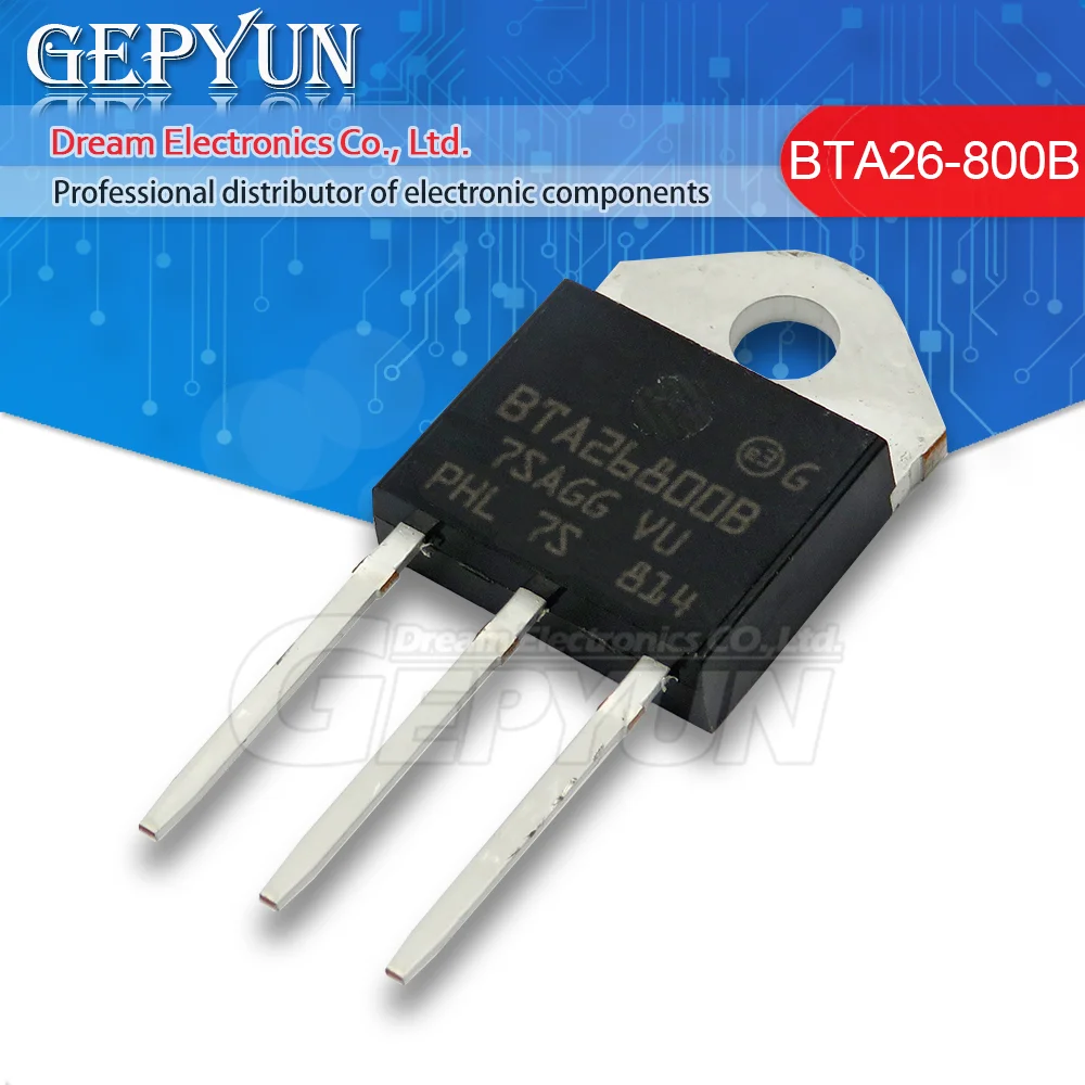 5PCS BTA26-800B BTA26-600B Triacs 25 Amp 800 Volt TO-3P In Stock | Электронные компоненты и принадлежности