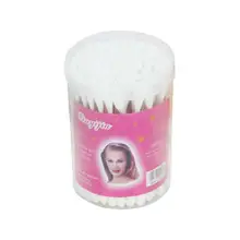 100 шт./кор. Для женщин макияжа ватные палочки с двойной головкой ватным тампоном, чистка ушей палочки для Для женщин Макияж Красота чистоты