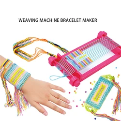 Machine à tisser pour fabrication de Bracelets et de perles, bricolage, activité artisanale de tricot, pour bijoux, colliers, jouets 