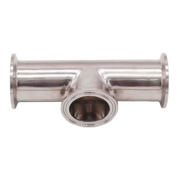 

2 inch Tri Clamp Instrument Tee Sanitary 304 Stainless Steel Homebrew Beer Craft Parts