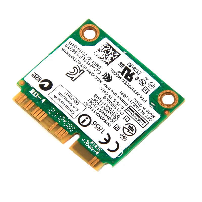 Dual Band 300 Мбит/с Беспроводной Bluetooth 4,0 для Intel Centrino Advanced-N 6235 6235ANHMW Половина Mini PCI-E Wi-Fi кард-802.11Agn