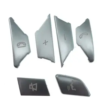 

For Mercedes Benz Steering Wheel Button Stickers, Protection Decoration Button Sticker Accessories Repair Kit for 2012-2016 Merc